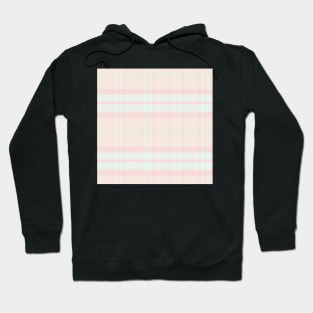 Pastel  Aesthetic Ossian 1 Hand Drawn Textured Plaid Pattern Hoodie